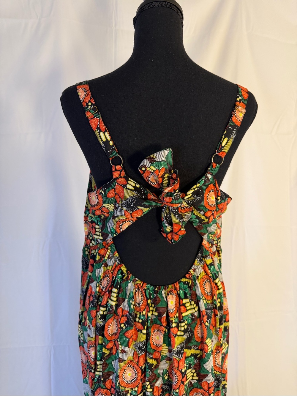 Natural Life Mia Tie Back Maxi Dress, size large. - Picture 7 of 11